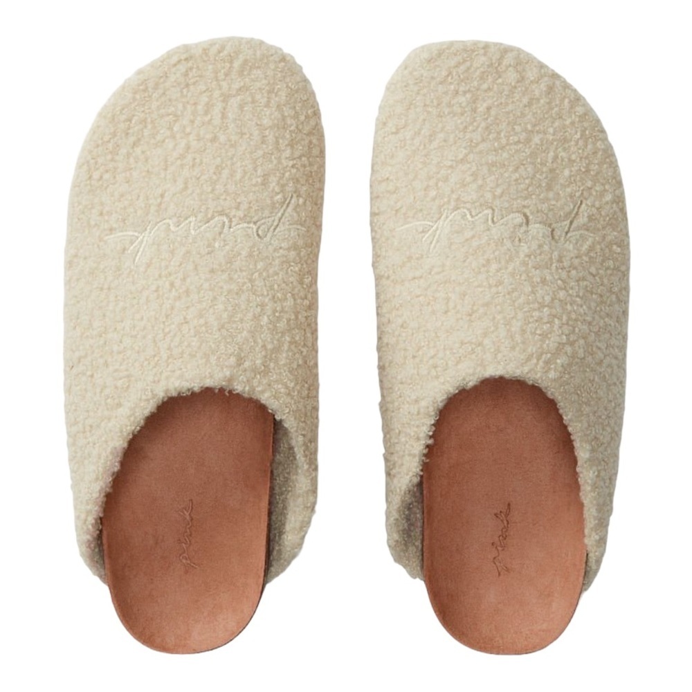 PINK COZY-PLUSH CLOGS SLIPPERS Style: 26561944 Beige/Off White Sizes Var…